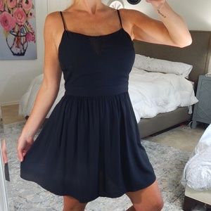 Black Sundress w/ Lace Back